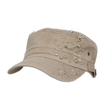 Cadet Cap Cotton Vintage Distressed Washed Hat