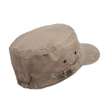 Cadet Cap Cotton Vintage Distressed Washed Hat AC21433