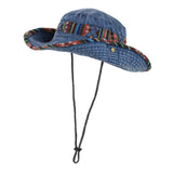 Boonie Bush Hats Wide Brim Aztec Pattern Side Snap AC8726