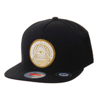 Snapback Hat Illuminati Patch Hip Hop Baseball Cap AL2344