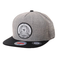 Snapback Hat Illuminati Patch Hip Hop Baseball Cap AL2344