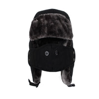 Winter Trapper Russian Hat Earflaps Mask Windproof Fleece Cap AZT0063