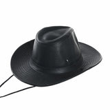 Faux Leather Hat Outback Hat Fedora CD8859