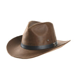 Faux Leather Hat Outback Hat Fedora CD8859