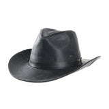 Faux Leather Hat Outback Hat Fedora CD8859