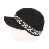 Winter Knit Visor Beanie Hat Baseball Watch Cap CRQ1102