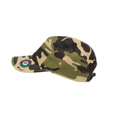 Camouflage Military Street Cap Cotton Camp Cap Lightweight 5 Panel Flat Bill Trail Hat CT21447