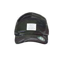 Camouflage Military Street Cap Cotton Camp Cap Lightweight 5 Panel Flat Bill Trail Hat CT21447