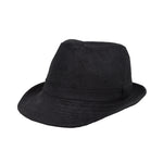 Faux Leather Fedora Hat