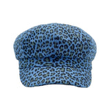 Animal Print Cotton Newsboy Cabbie Peaked Beret Cap Baker Boy Flat Cap LDG1515