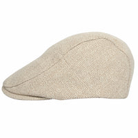 Summer  Linen-Like Fabric Flat Ivy Gatsby Newsboy Hat Driving Cap for Men MZ30038