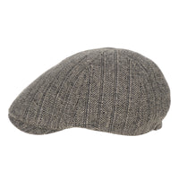 Flat Cap Wool Herringbone Vintage Newsboy Ivy Hat SL3464