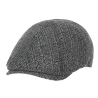 Flat Cap Wool Herringbone Vintage Newsboy Ivy Hat SL3464