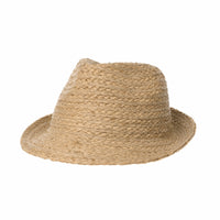 Fedora Hat Summer Cool Bocasi Raffia Simple Plain Seamless Unique Hat