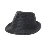 Fedora Hat Summer Cool Bocasi Raffia Simple Plain Seamless Unique Hat SL6986