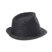 Fedora Hat Summer Cool Bocasi Raffia Simple Plain Seamless Unique Hat SL6986