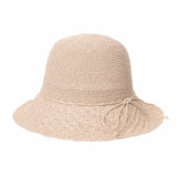 Women Flanging Straw Sun Hat Bocassi Summer Bowler Beach Cap SL8987