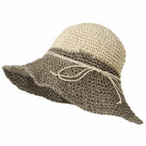 Women Floppy Flanging Straw Sun Hat Summer Beach Cap Wide Brim SLH1256