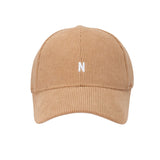 Corduroy Cotton Unisex Baseball Cap - Embroidery N Adjustable Hat