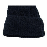 Winter Pom Beanie Fleece Twist Knit Hat Slouchy Cap YZP0090