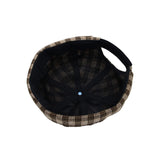 Wool Watch Cap Beanie Plaid Brimless Harbour Cuff Hat CT51166