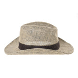 Western Cowboy Hat Paper Straw Linen Fedora Panama Hat DW8659