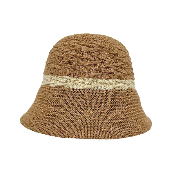 Crochet Bucket Hat Knit Fishing Hat Floppy Sun Hat Outdoor